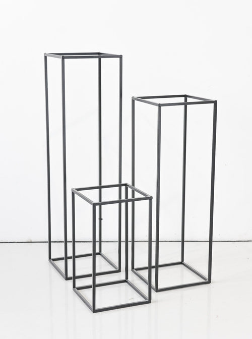 Wire Plinths - Black (3)