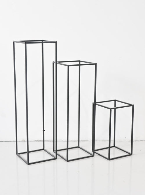 Wire Plinths - Black (3)