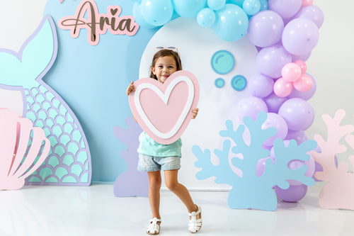 Kids Party Backdrops - Mermaid Party